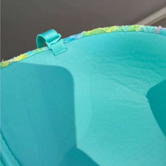 Victoria's Secret Perfect Coverage Multicolor Tie-Dye Bra 36D Tropical Summer - Picture 4 of 10